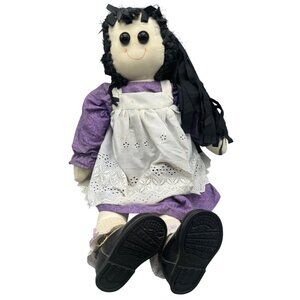 Handcrafted Rag Doll With Gerber Flex Support System Shoes 28" Tall READ